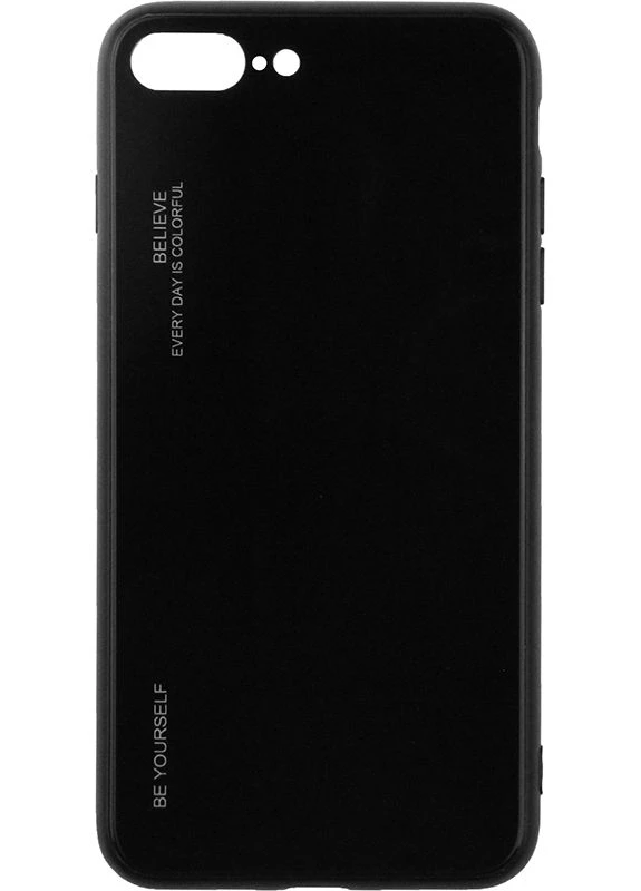 Чехол-накладка Gradient Glass Case Apple iPhone 7 Plus/8 Plus Black Toto (301782811)