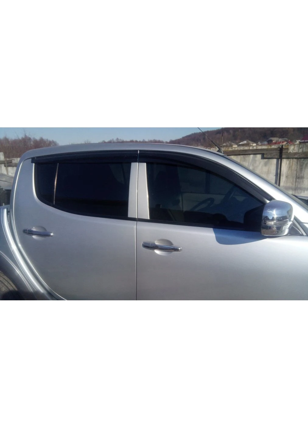 Дефлекторы (4 шт., Sport) для Mitsubishi L200 2006-2015 гг Sunplex (389057284)