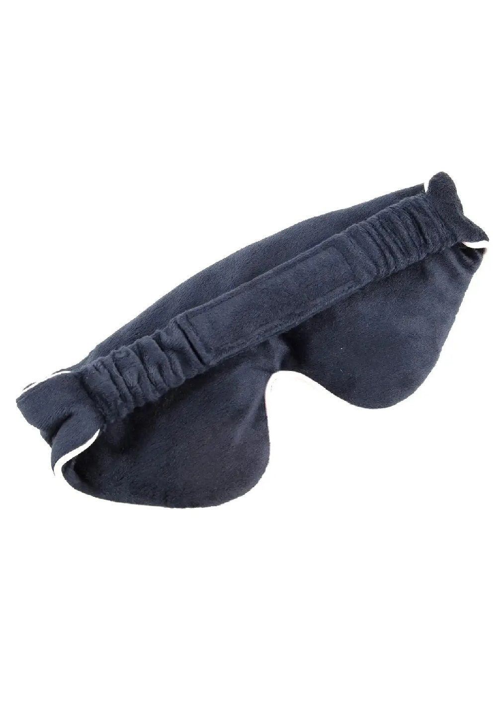 Маска для сну обтяжена з повним приляганням до обличчя знімною вставкою з мікроскляними кульками 30х9х3 см (479457-Prob) Синя Unbranded (319301956)