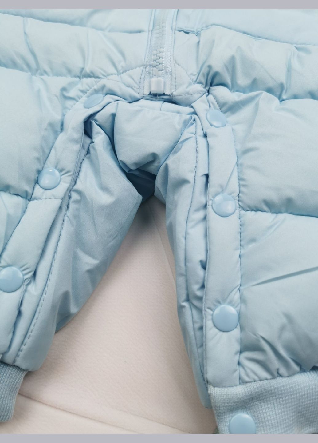 Комбинированная демисезонная комбинезон panda голубой 2007, размер 100 No Brand