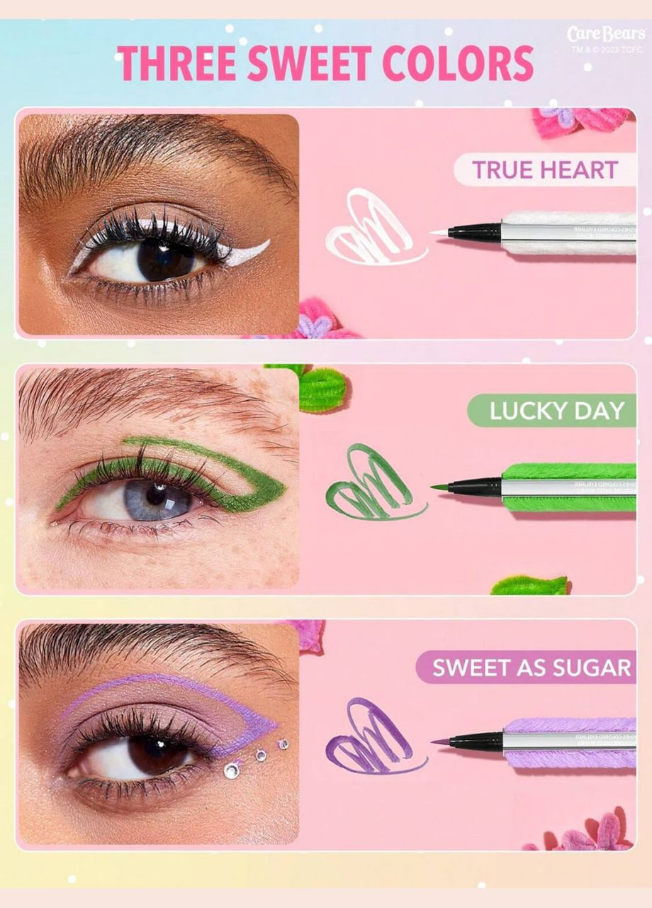 Кольрова підводка для очей X Care Bears Sweet Wishes Colored Eyeliner-Lucky Day, 0,5 мл Sheglam (303606405)