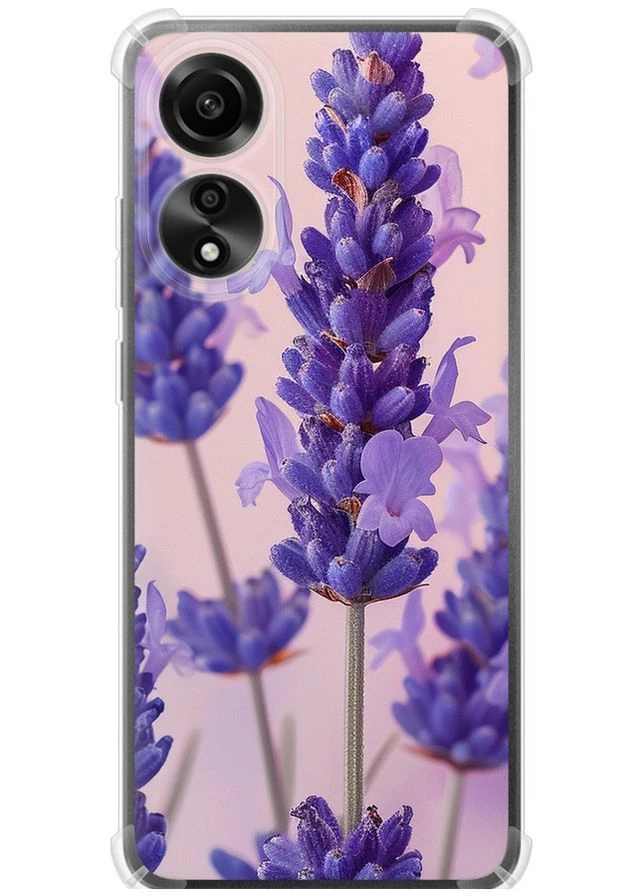 Силикон с усиленными углами чехол 'Лаванда' для Endorphone Oppo A78 4G (400766022)