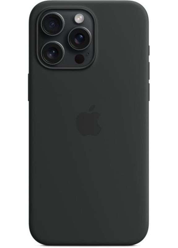 Чохол-накладка Silicone Case with MagSafe для iPhone 15 Pro Max Black (MT1M3) Apple (361031889)