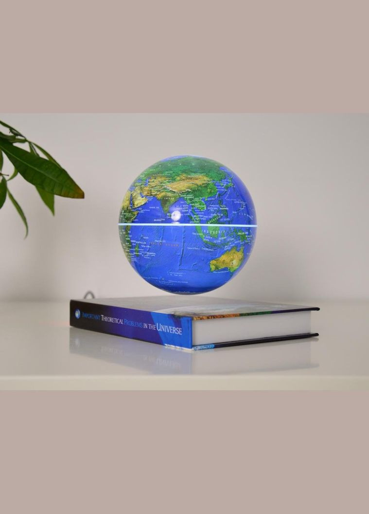 Левітуючий глобус-світильник із підставкою у вигляді книги BOOK-BL14 Everest (292014249)