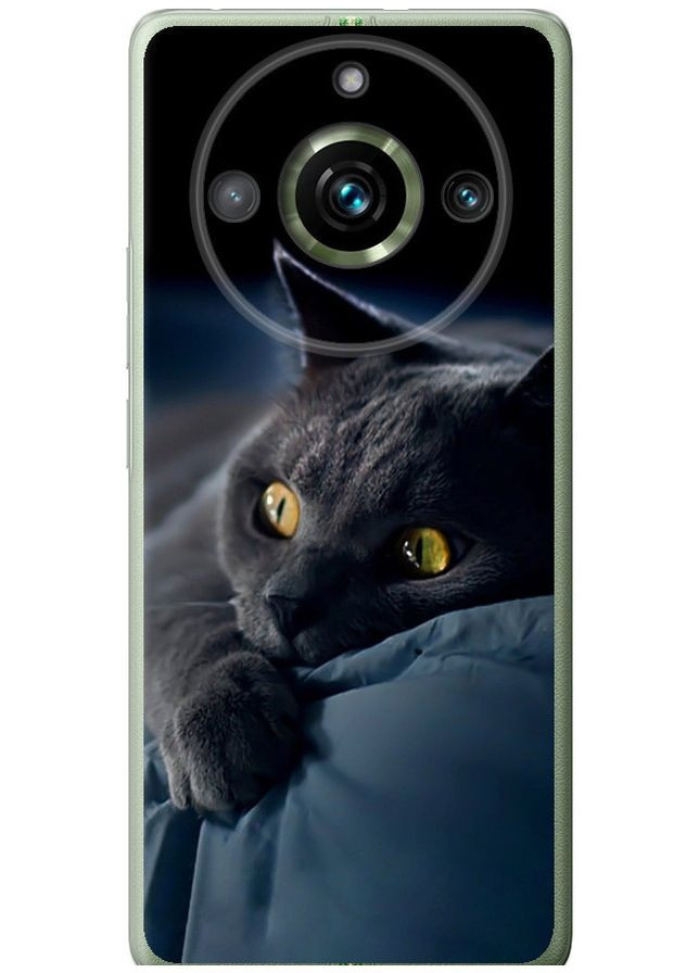 Силіконовий чохол 'Димчастий кіт' для Endorphone realme 11 pro (291885376)