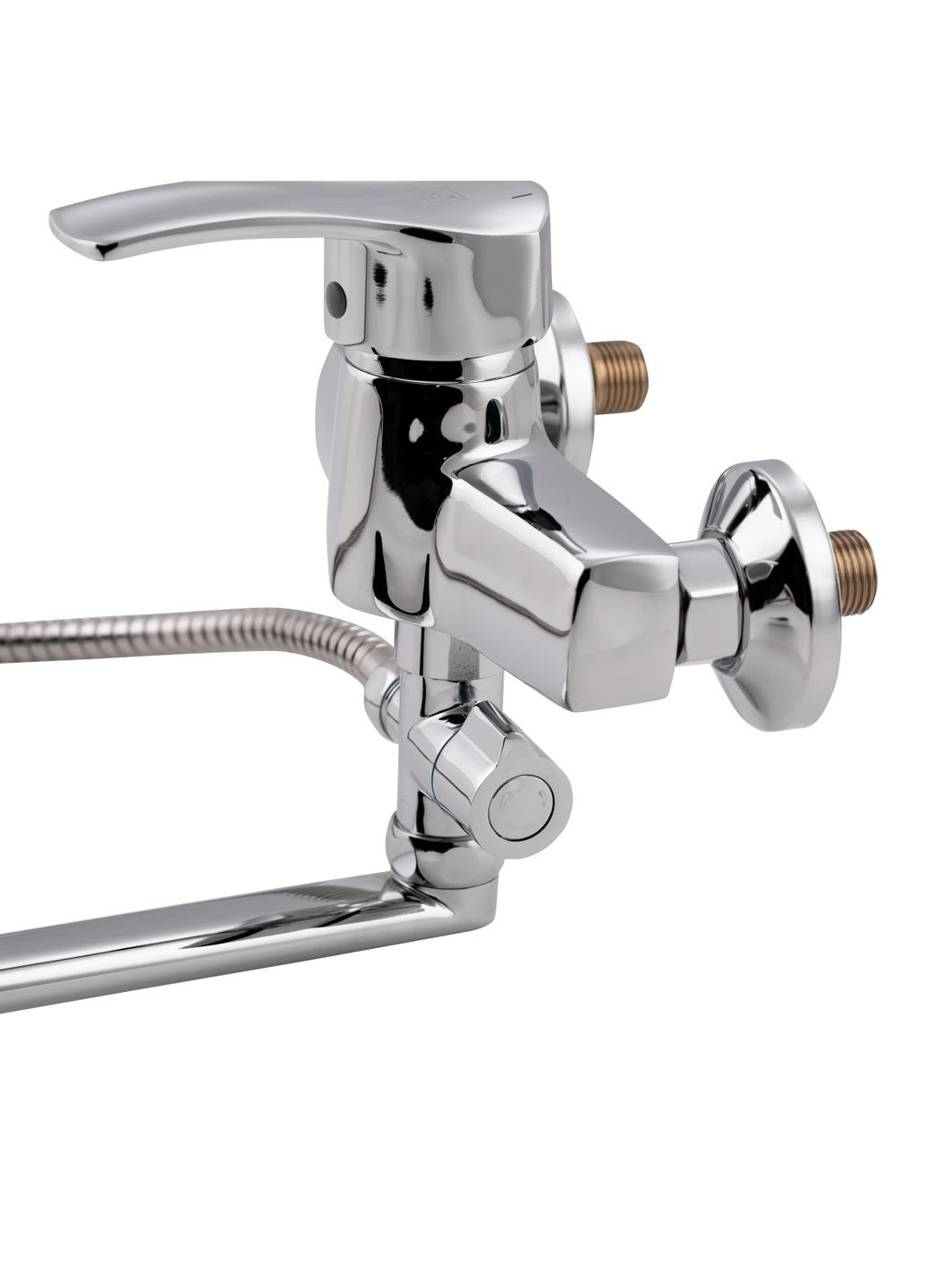 Смеситель для ванны Anny с поворотным изливом (с душевым гарнитуром) (k40) LDANN005C2CRM35102 Chrome LIDZ 005C2 (323485719)