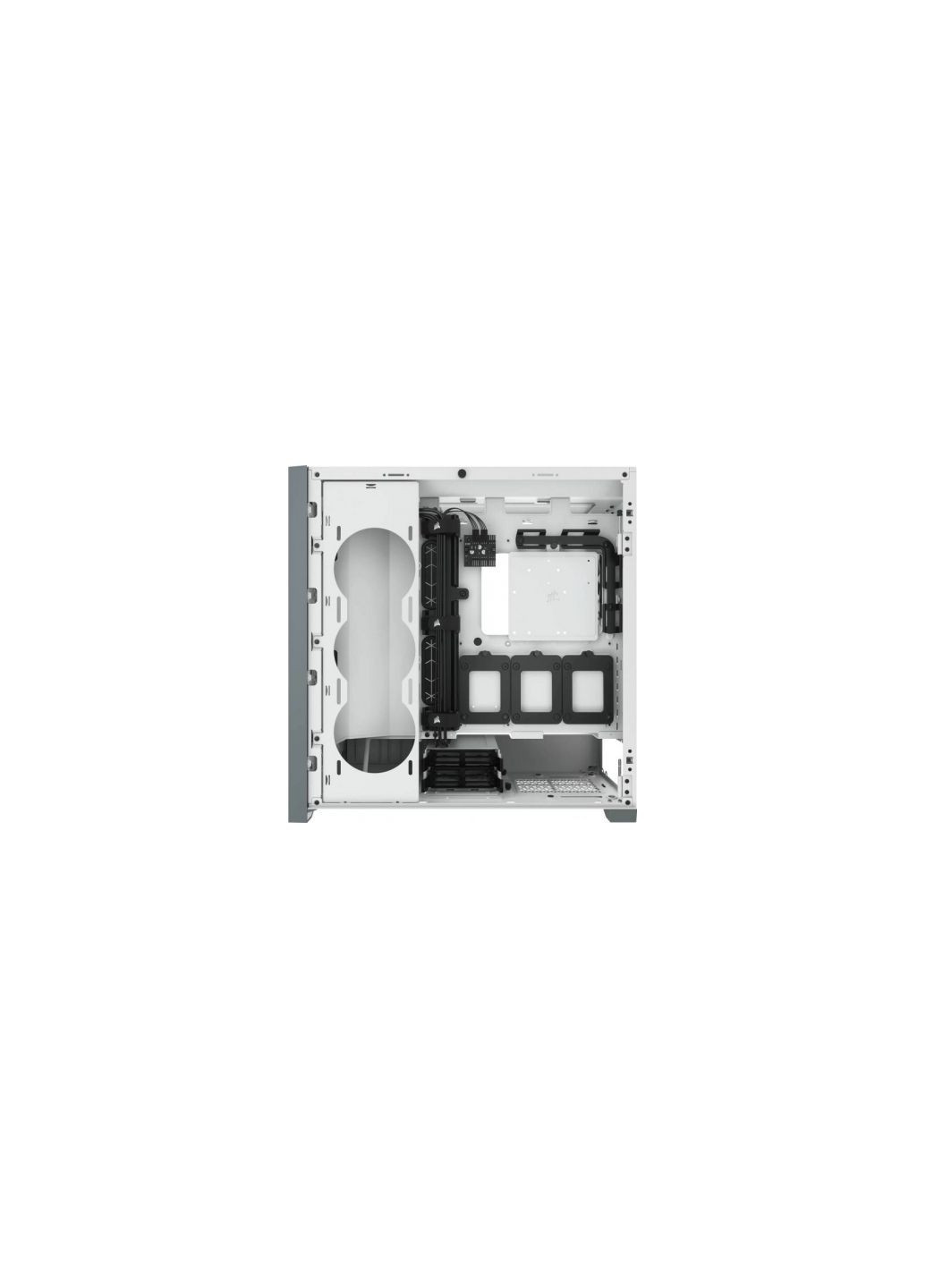 Корпус (CC9011209-WW) Corsair 5000d tempered glass white (275101657)