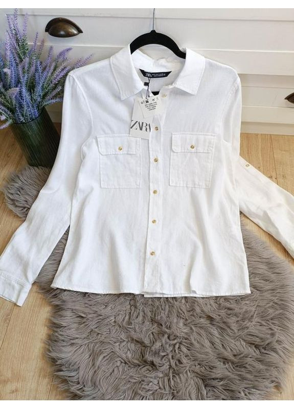 Белая рубашка Zara