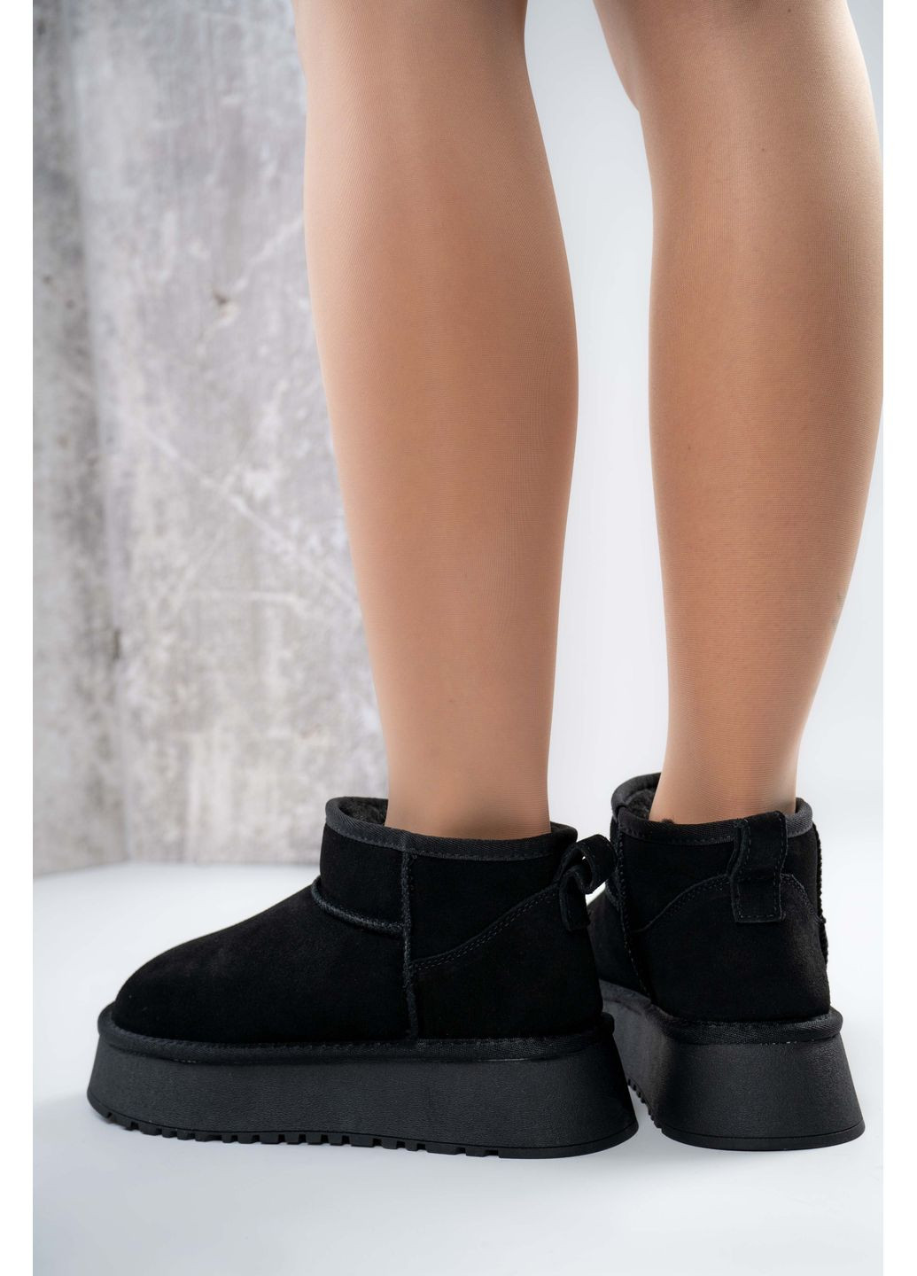 Уггі жіночі Натуральна замша чорні 346863 Where Uwear (370268990)
