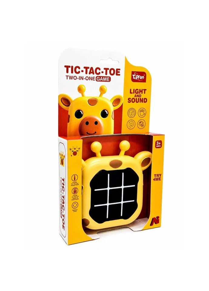 Дитяча гра "Натискай швидко: Жираф" Tic-Tac-Toe G66-3 зі світлом та звуком G66-3 Bambi (392088899)