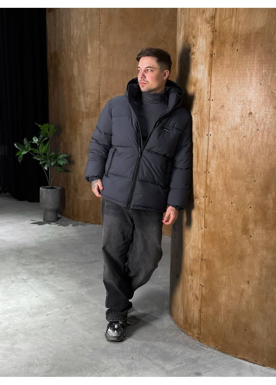 Графитовый зимний Пуховик Україна