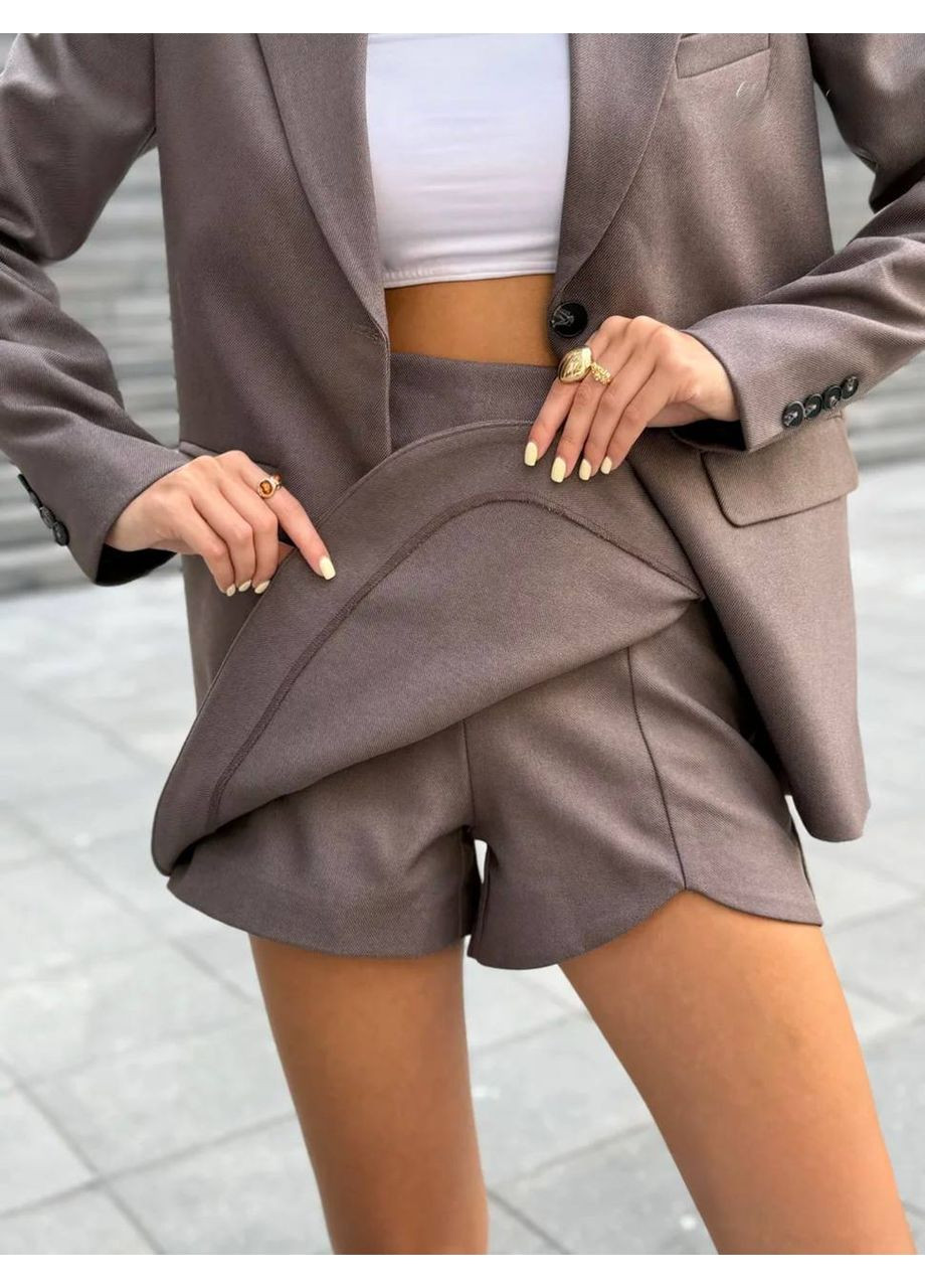 Женский костюм из пиджака и юбки-шорт. Україна (351480308)