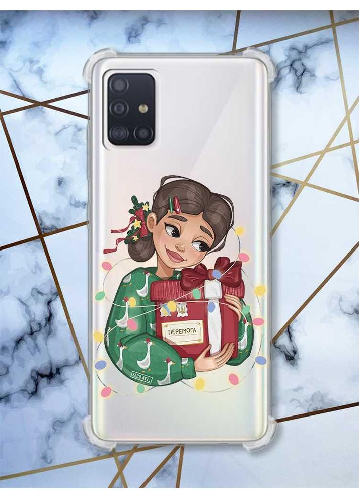 Чехол с утолщенными углами для Samsung Galaxy A51(2020)/A515 Подарок Победа (принт 195) Creative (362966072)