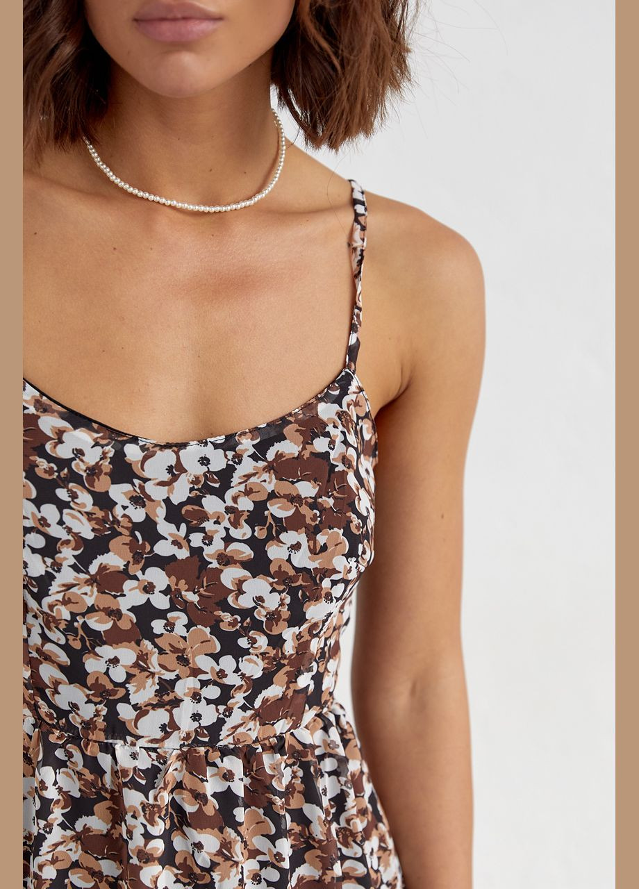 Сарафан із шифону на бретельках Liton (296909058)