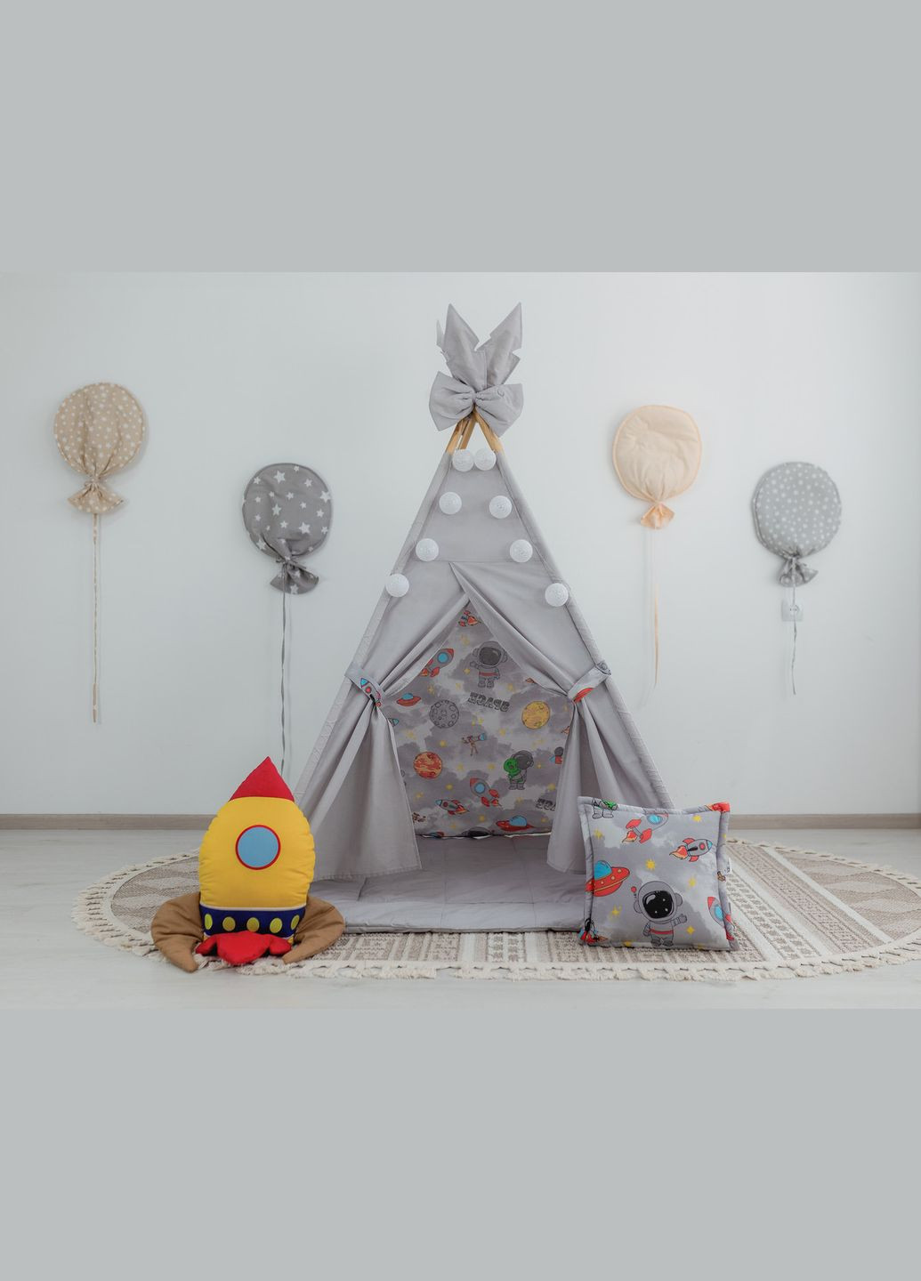 Вигвам Космос с ковриком. Полный комплект! No Brand (316257142)