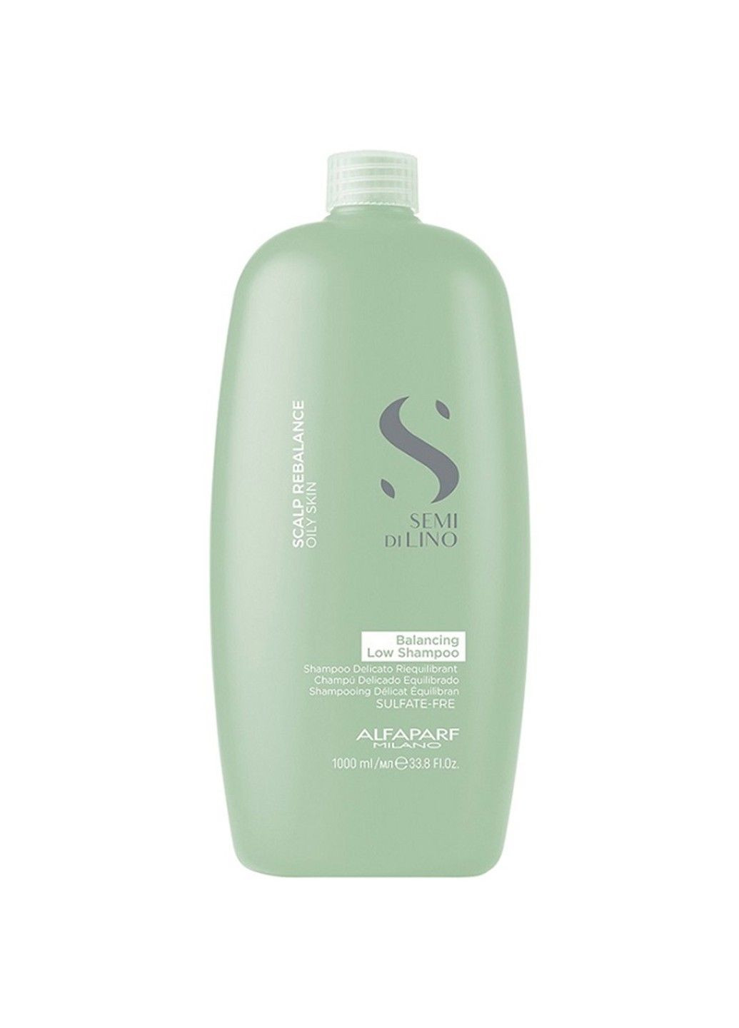 Шампунь для жирного волосся балансуючий Milano Semi Di Lino Scalp Rebalance Balancing Low Shampoo Alfaparf (278439952)