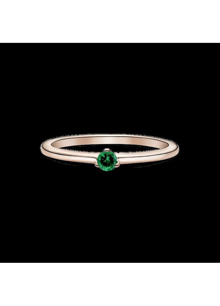 Кольцо Пандора с зеленым камешком 189259C05 Kabluchka (355347889)