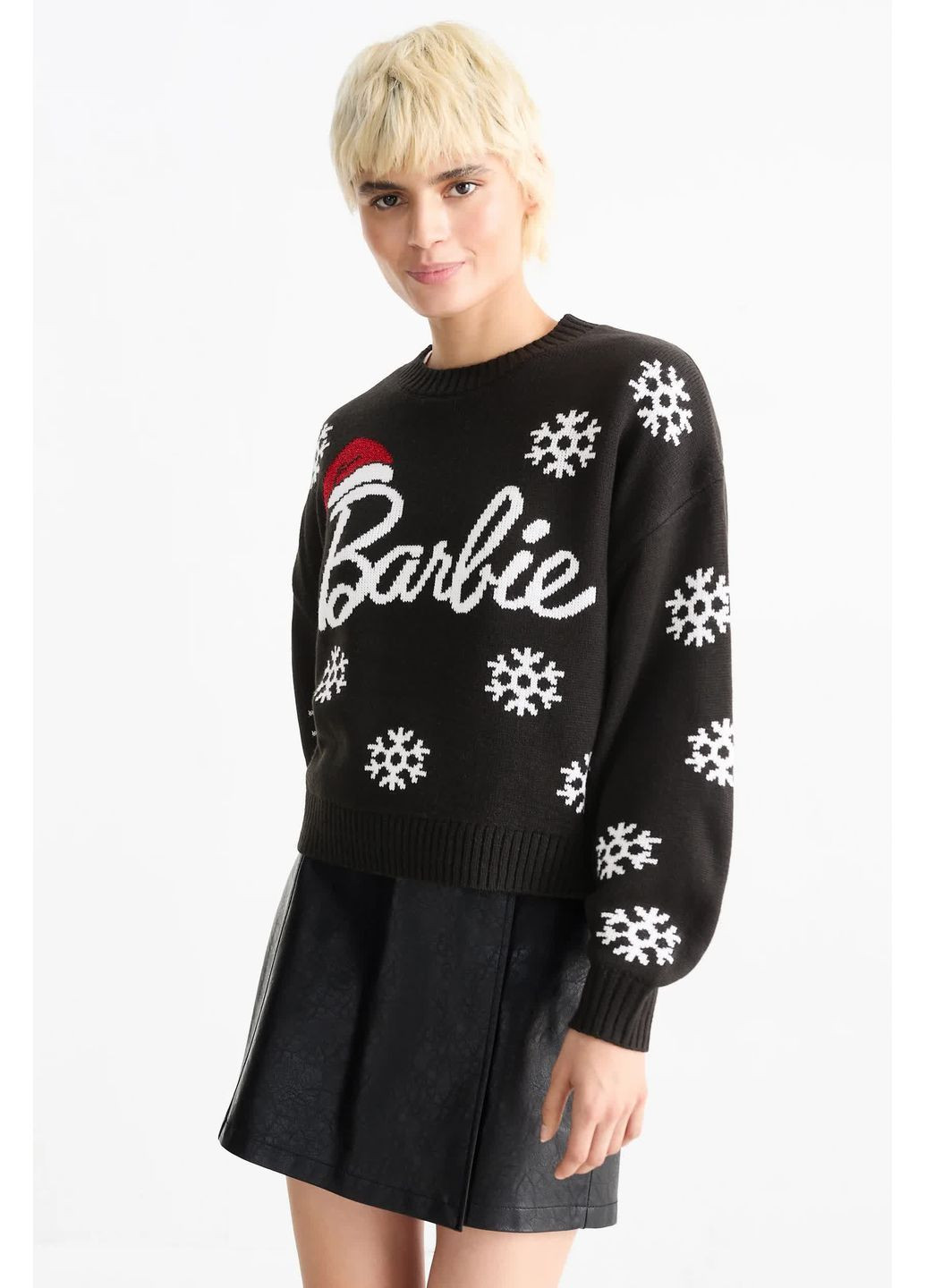 Чорний демісезонний светр C&A