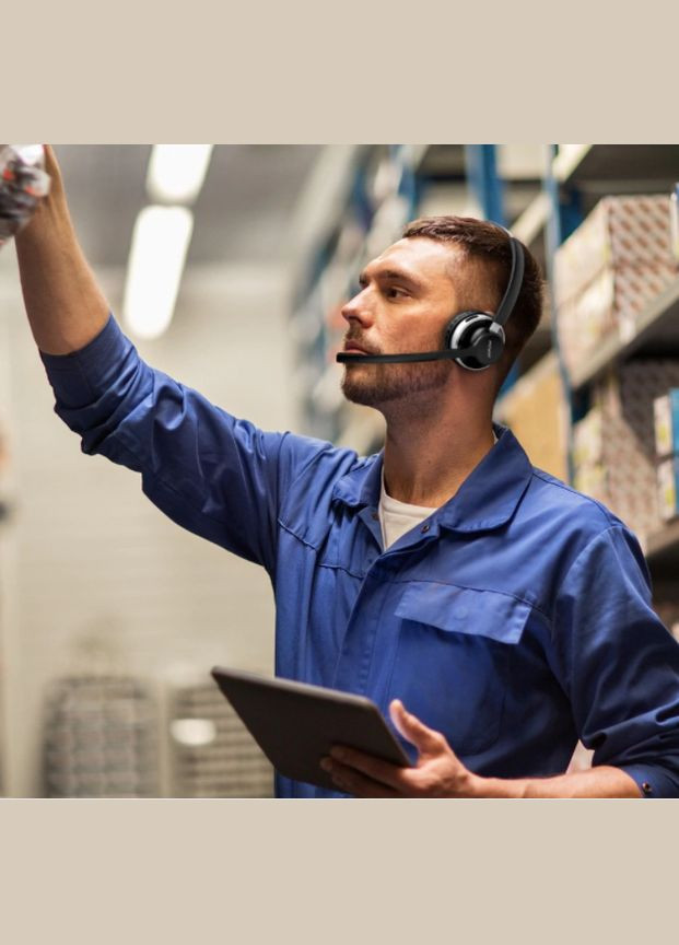 Гарнитура для коллацентра Mpow HC3 Bluetooth проводная, микрофон для конференции, игровая гарнитура Boya (316658601)