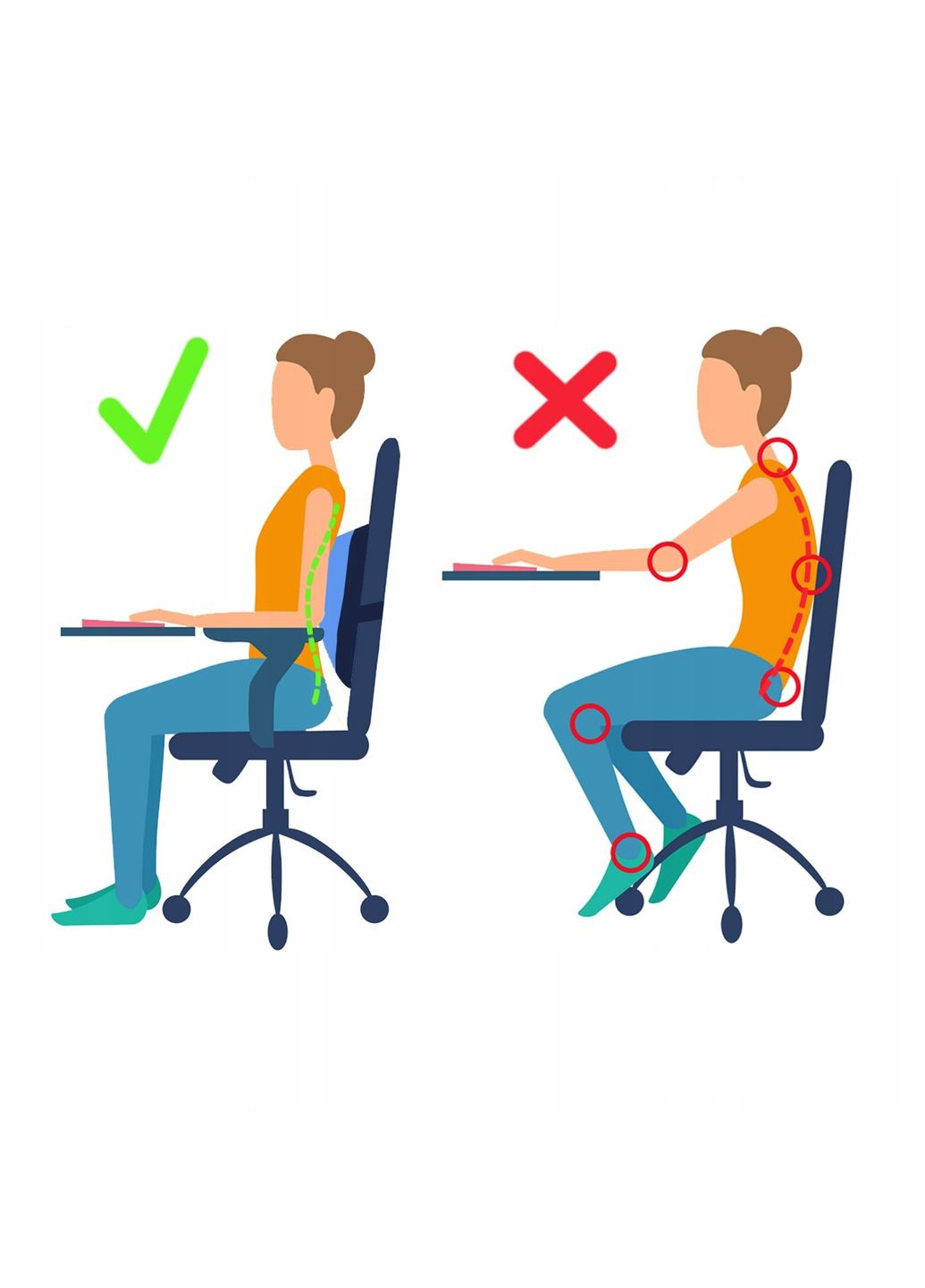 Ортопедическая подушка для спины 41 × 40 см 4FJ0533 4FIZJO (335056646)