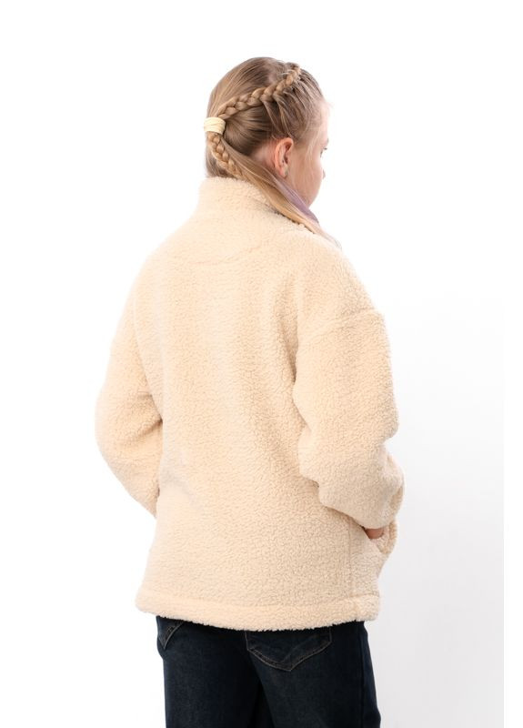 Теплий джемпер тедді для дівчинки однотонний (p-18232) Носи своє (364552483)