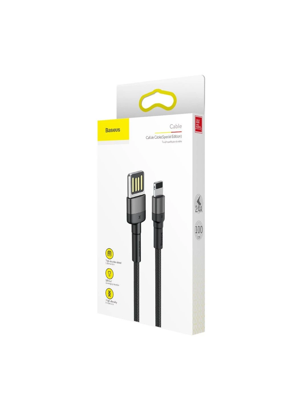 Дата кабель Cafule Lightning Cable Special Edition 2.4A (1m) (CALKLF-G) Baseus (351505251)