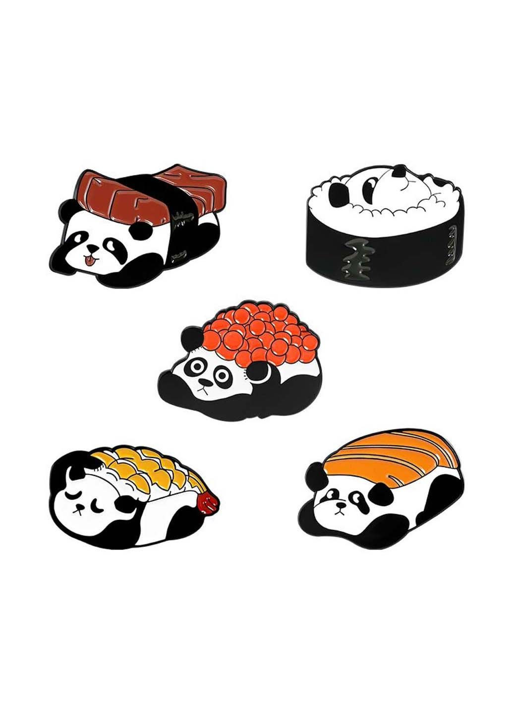 Комплект значков Панда Суши BRGV112513 BROCHE (298534466)