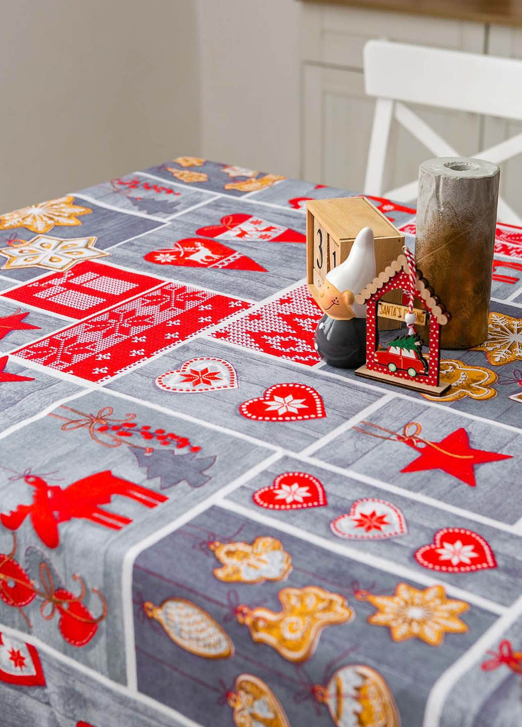 Скатерть "Чудеса" 1.5м х 1.5м (квадратная на круглый стол) Homedec - (331117162)