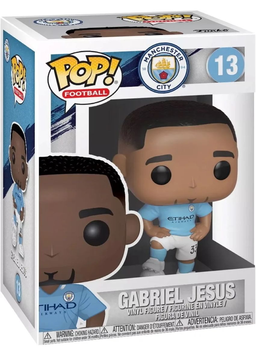 Фигурка POP Футбол: FC Manchester City - Габриэл Жезус Funko (393747623)