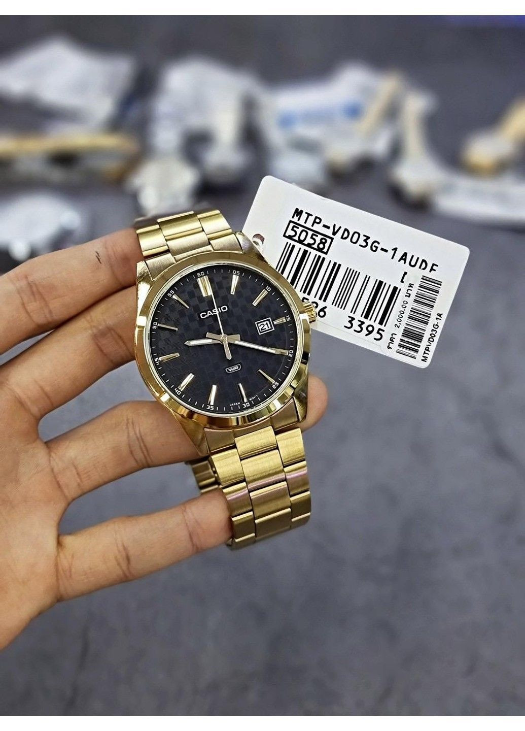 Мужские часы MTP-VD03G-1AUDF Casio (363027112)