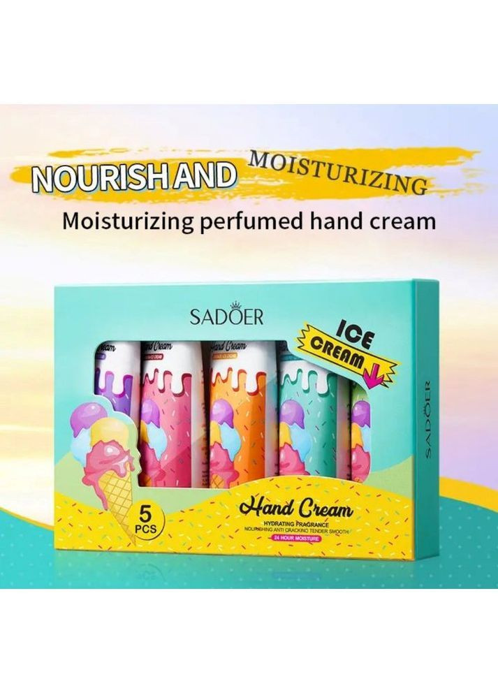 No Brand Подарочный набор увлажняющих кремов для рук 5 штук х 20 г — Крем, (368288901)