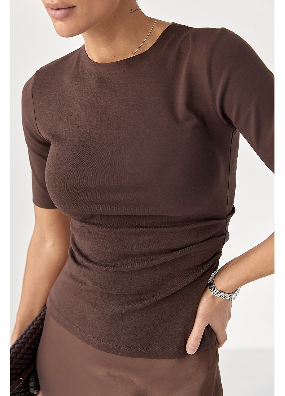 Трикотажная однотонная американка Lurex (369776117)