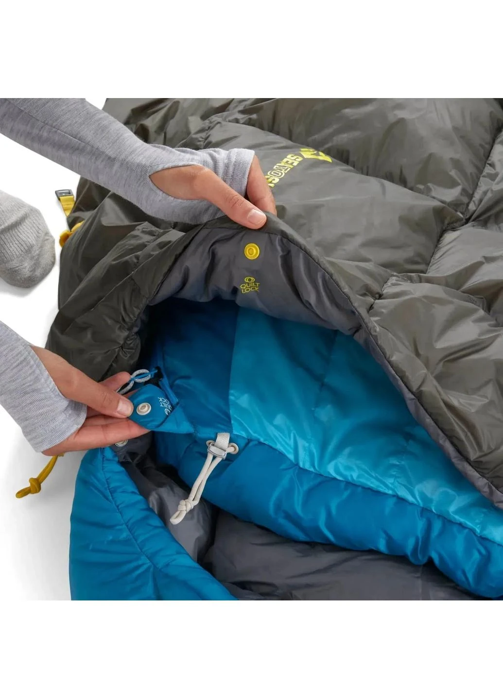 Спальный мешок-квилт Ember Down Quilt -1C|30F, 198 см, Beluga, Long Sea To Summit (338371120)