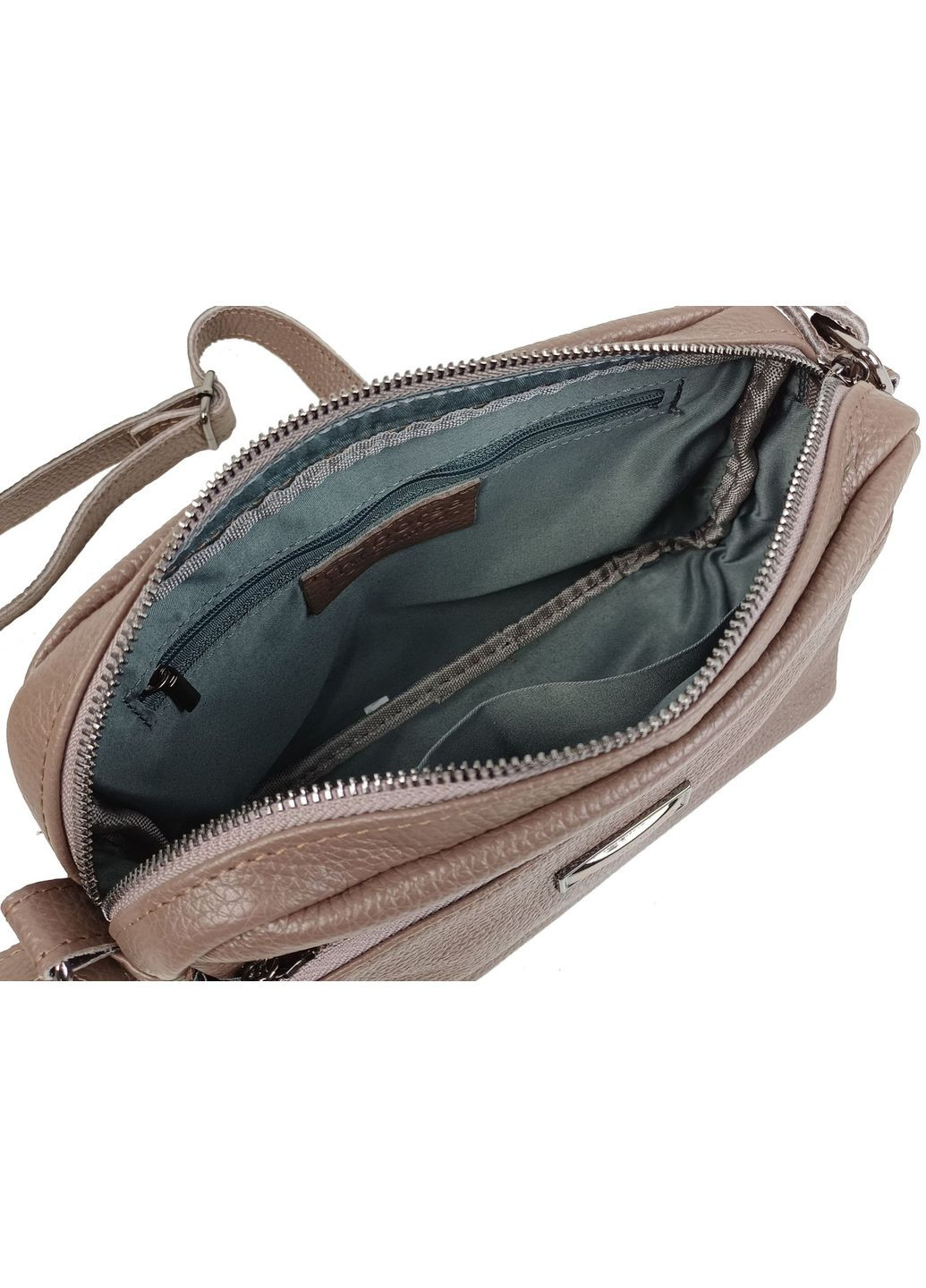 Женская кожаная сумка на плече Коричневая Borsacomoda (369368456)