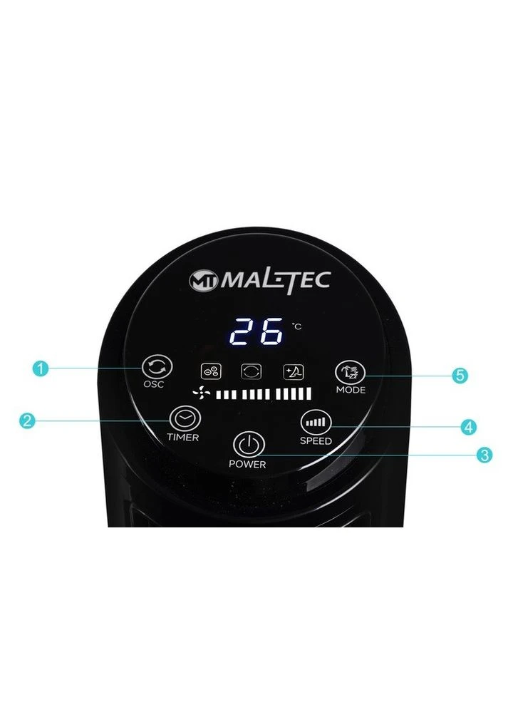 Вентилятор колонный с ионизацией WK500Wt-ION (Польша) Maltec (309146976)