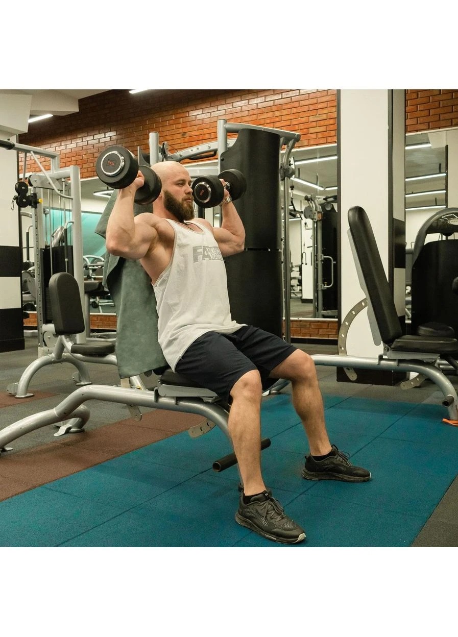 Набор полотенец микрофибра SPORT 50х90 см + 70х140 см (60111) Love You серый