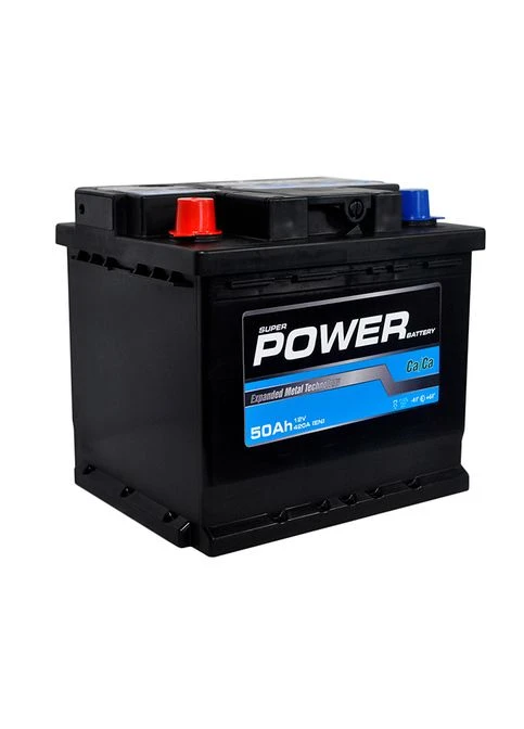 Автомобильный аккумулятор MF Black 6СТ-50Аh 420A 5362135 Power (349807328)