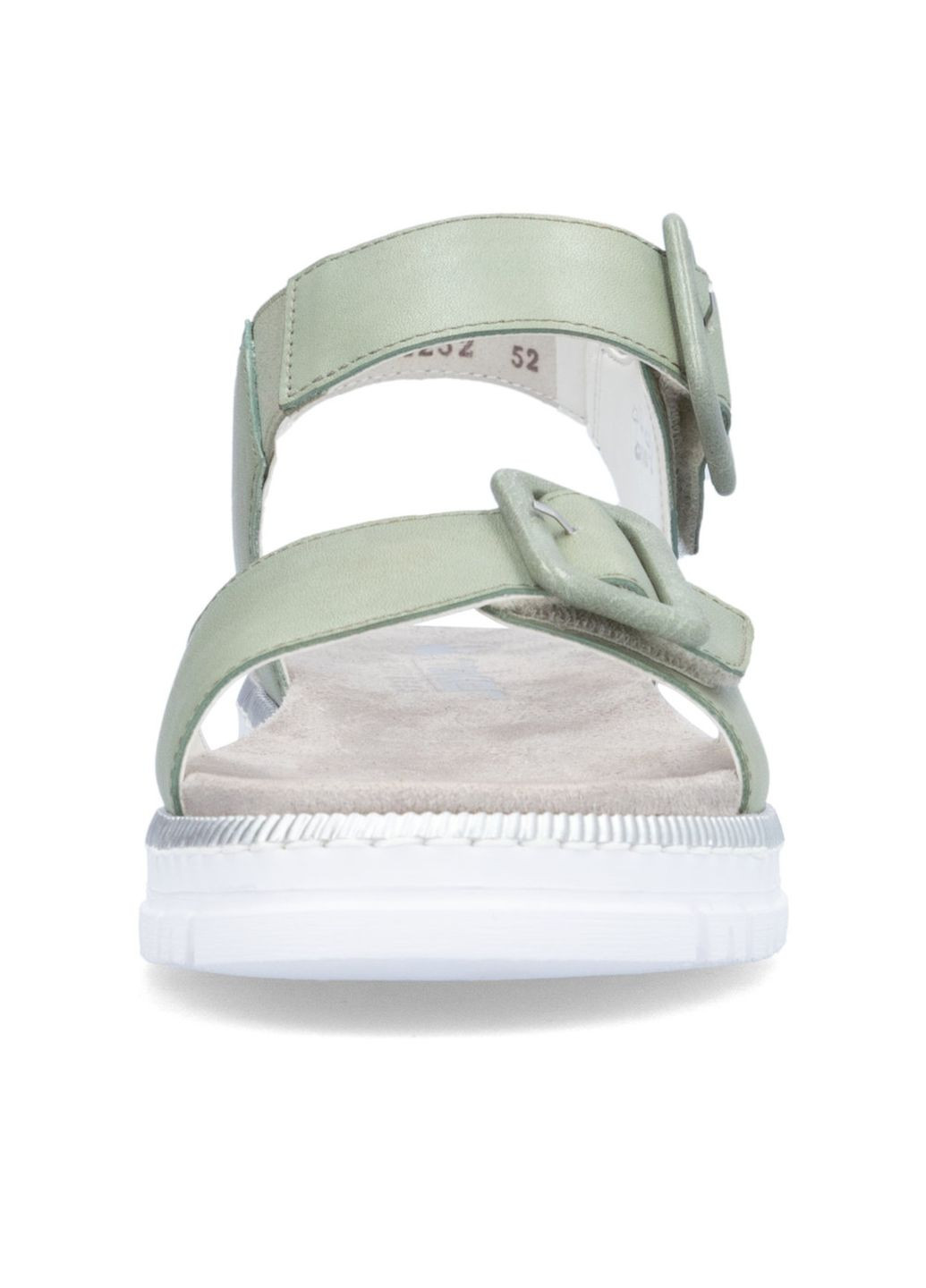 Зеленые босоножки (р) кожа 0-1-1-v-4252-52 Rieker с ремешком