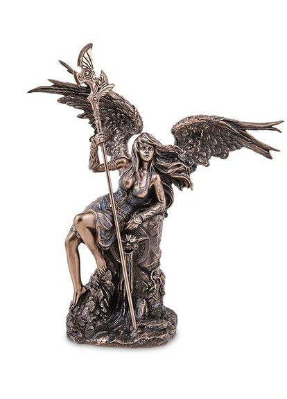 Статуэтка Девушка Ангел Фентези 29х26,5 см фигурка полистоун покрытый бронзой 1907247 Veronese (302239396)