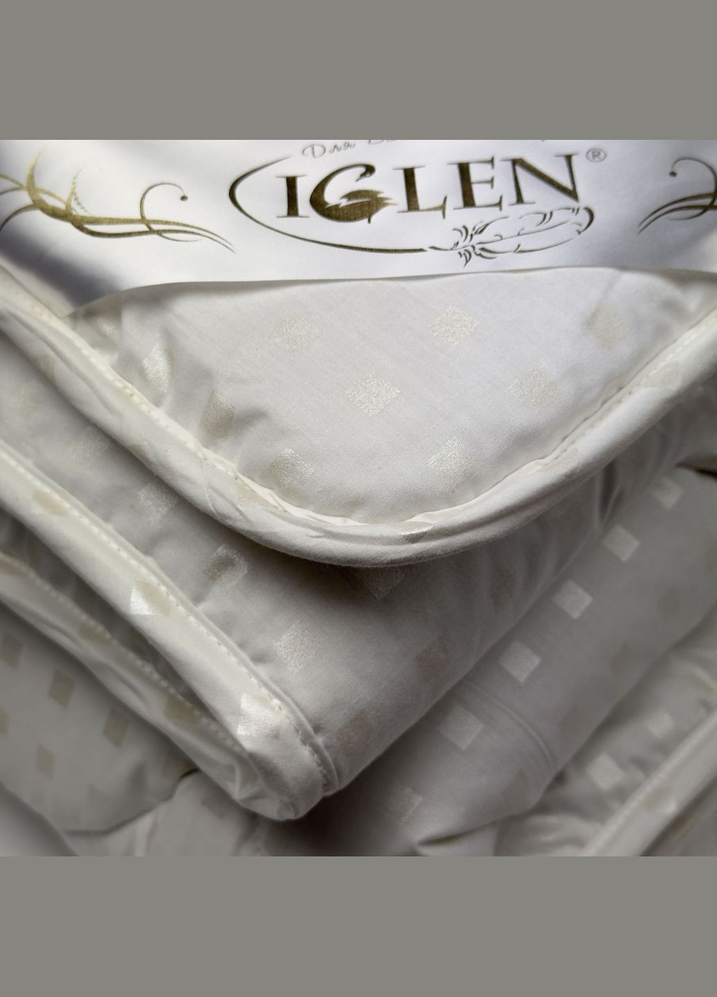 Одеяло из овечьей шерсти зимнее детское 110х140 в теку (1101406) Iglen (282313335)