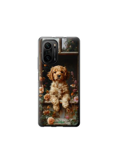 Чехол на Xiaomi Poco F3 Щенок cocker spaniel "6136u-2280-2448" Endorphone (363821358)