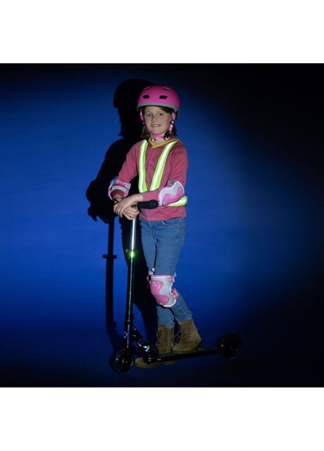 Защитный комплект наколенники и налокотники - Розовый (M) Micro (331173781)