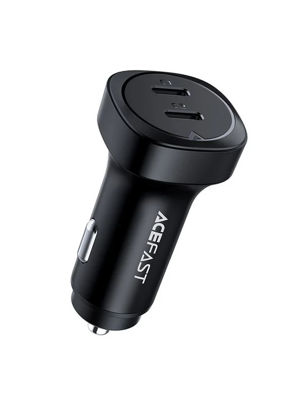 Автомобильное зарядное устройство (6974316280361) Acefast B2 72W dual USB-C metal car charger (376130878)