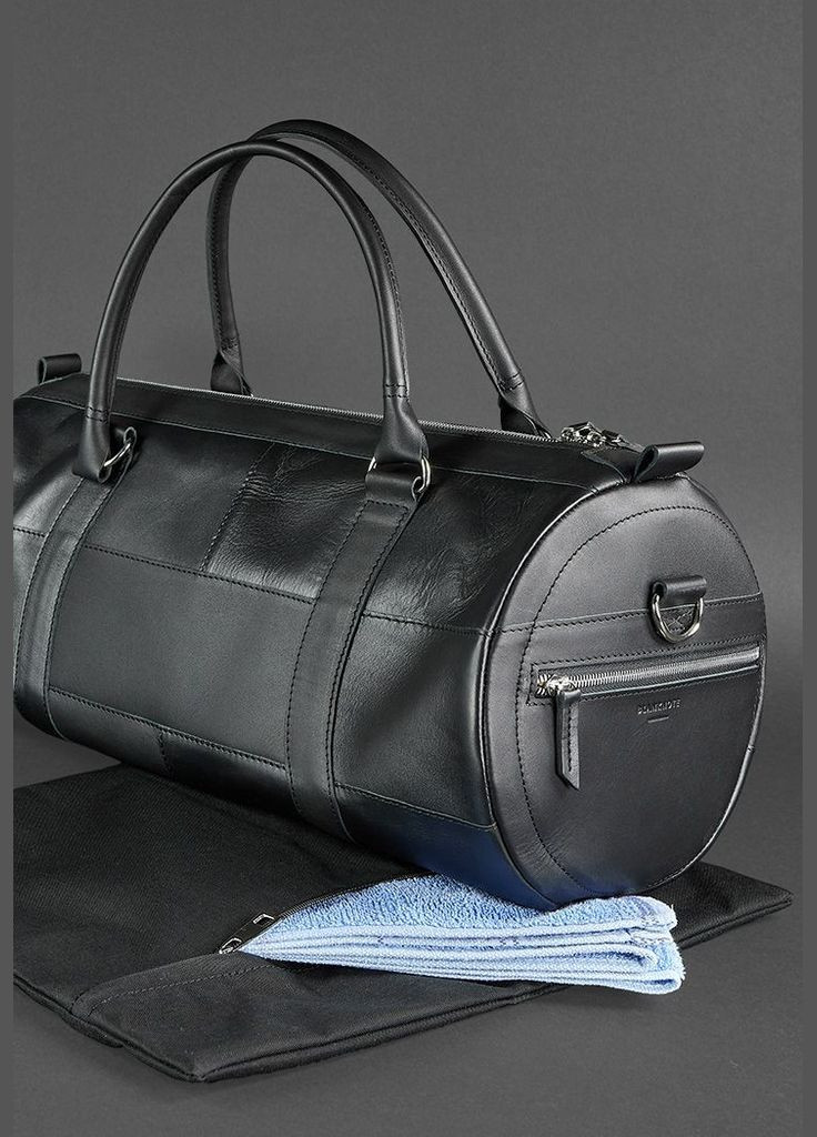 Шкіряна сумка Harper чорна Krast (A-026266) BlankNote (327874127)