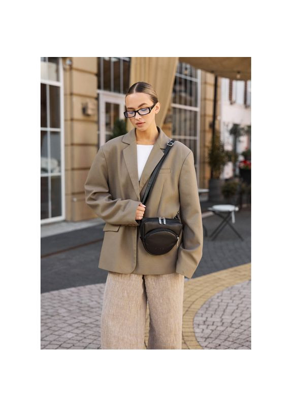 Жіноча сумка кроссбоді Sofi чорна Sambag (358888075)