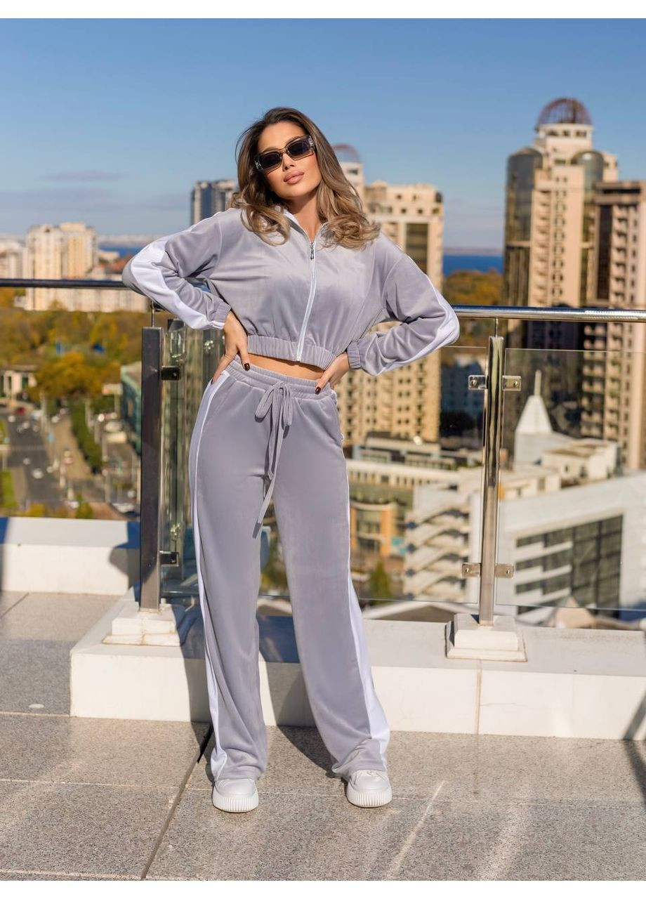 Повсякденний велюровий костюм Adelante (366294051)