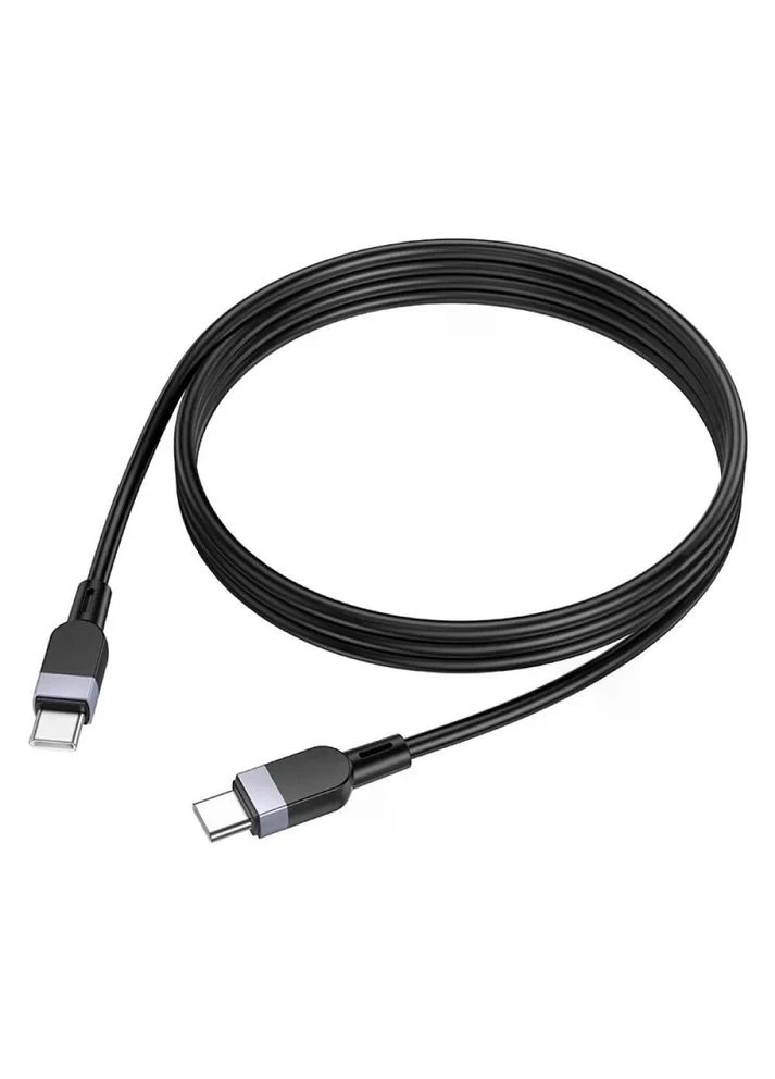 Кабель X109 Energy Type-C to Type-C 1 м Black (PD 60W, силіконовий) Hoco (376041986)