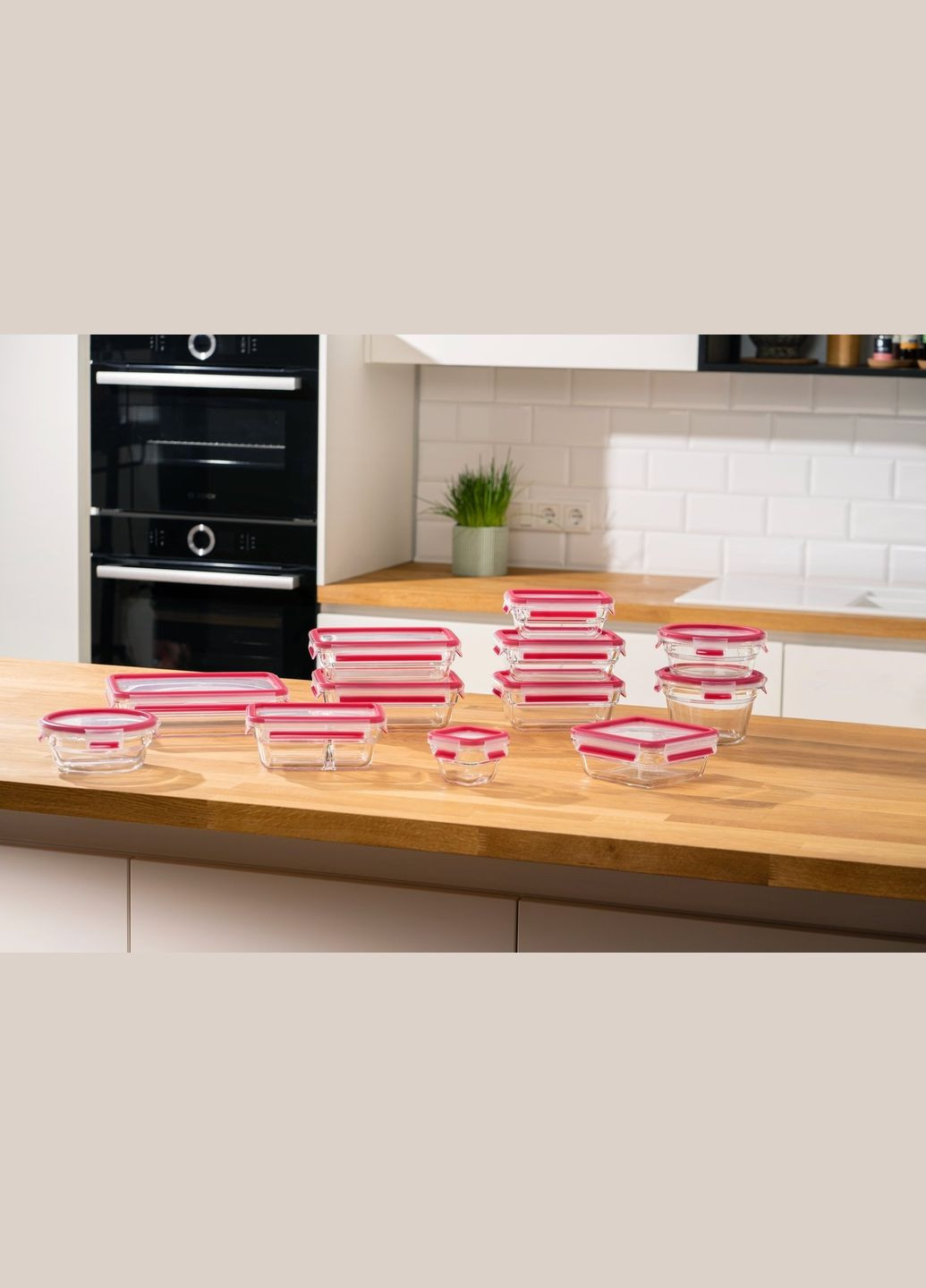 Набор контейнеров Master Seal, 3 шт., стекло, прозрачный Tefal (315602422)