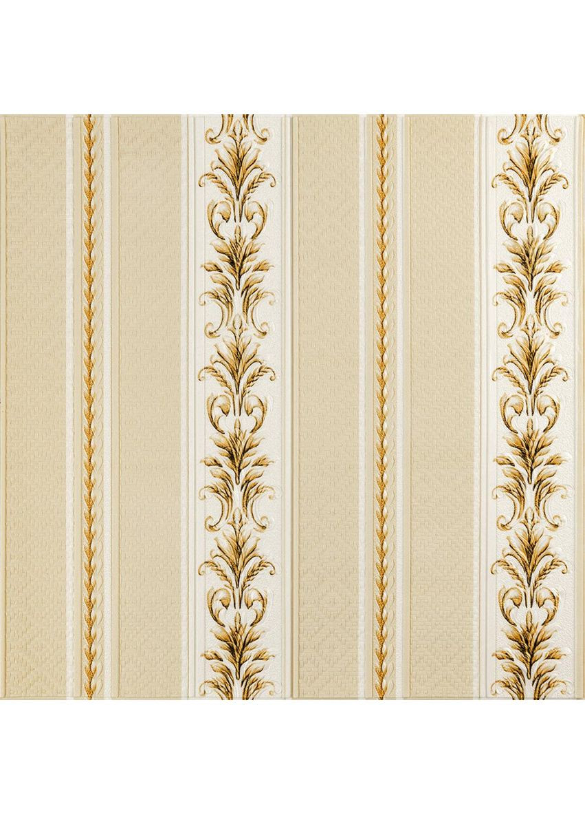 Панель стінова 3D 700х700х4мм Золотий орнамент SW-00001999 Sticker Wall (353968074)