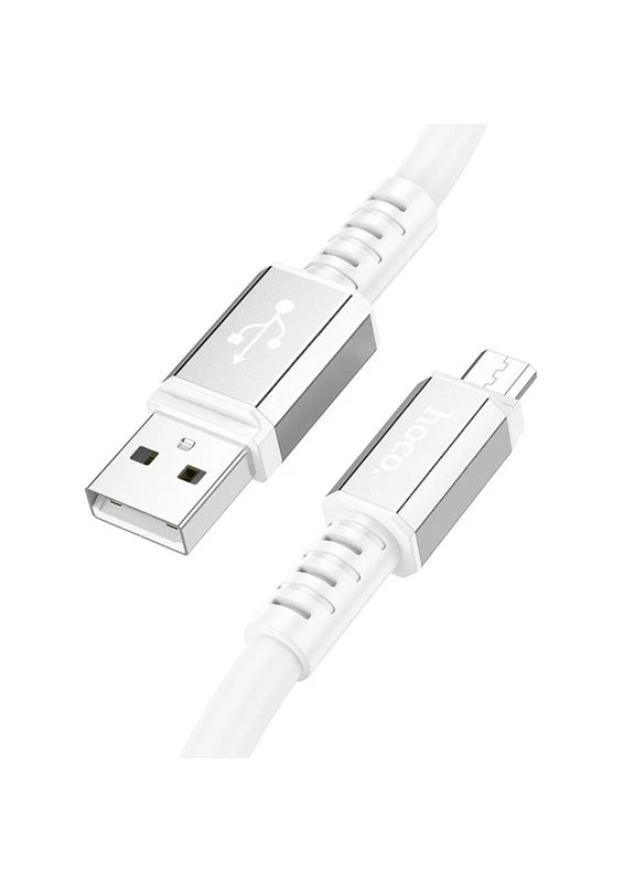 Дата кабель X85 Strength USB to MicroUSB (1m) White Hoco (386034178)